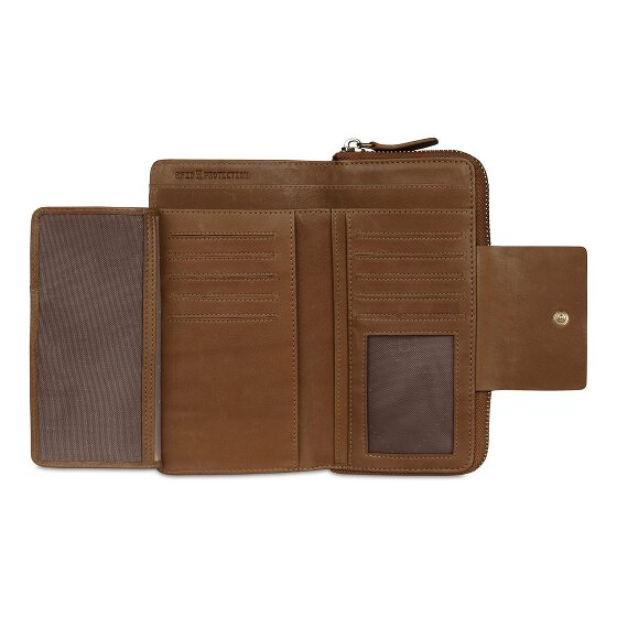 bugatti Fabia Portfel Ochrona RFID Skórzany 18 cm