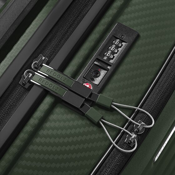 Redolz Essentials 17 4-kołowy wózek kabinowy 55 cm z miękką kieszenią na laptopa