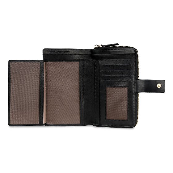 bugatti Noemi Portfel Ochrona RFID Skórzany 16 cm