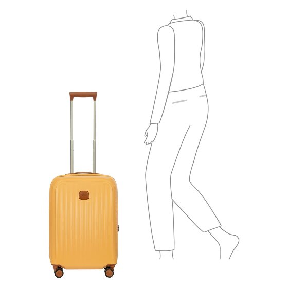 Bric's Taormina 4 kółka Walizka S 57 cm z plisą rozprężną