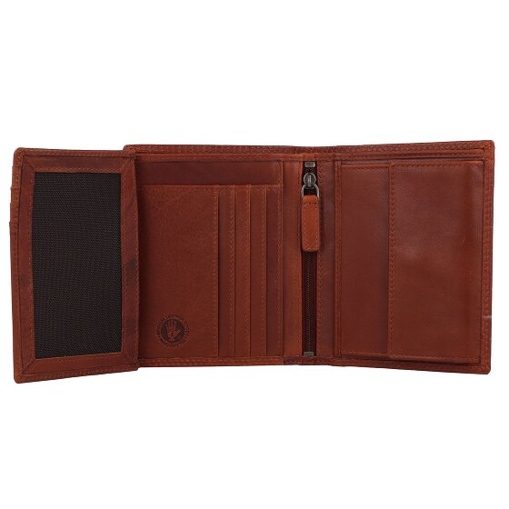 Greenburry Vintage Portfel Ochrona RFID Skórzany 10.5 cm