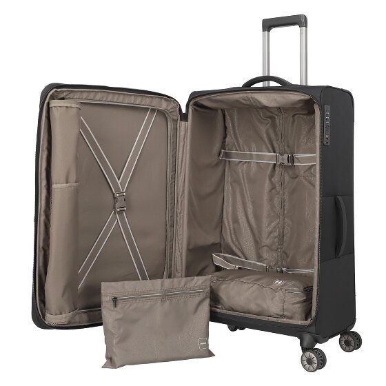 Travelite Crosslite 4 kółka Walizka XL 81 cm z plisą rozprężną