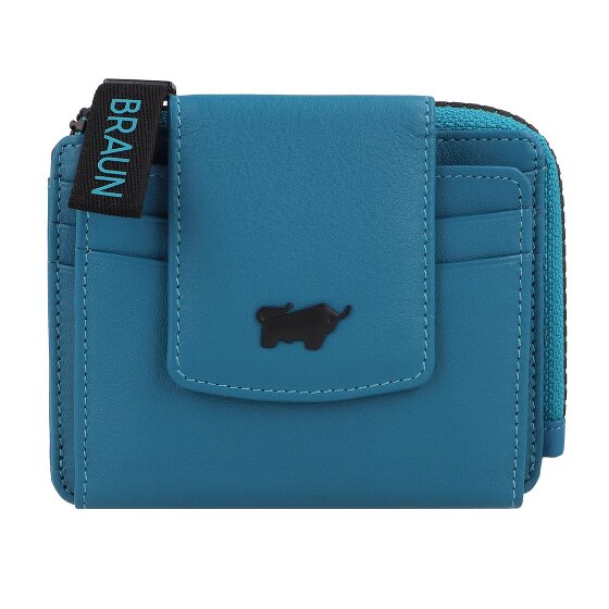Braun Büffel Capri Etui na karty kredytowe Ochrona RFID Skórzany 11 cm