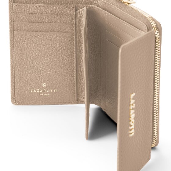 Lazarotti Portfel z skóry typu „zip-around” z Bolonii, 12 cm