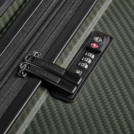 Smartbox Edition 01 4 kółka Zestaw walizek 3-części z plisą rozprężną