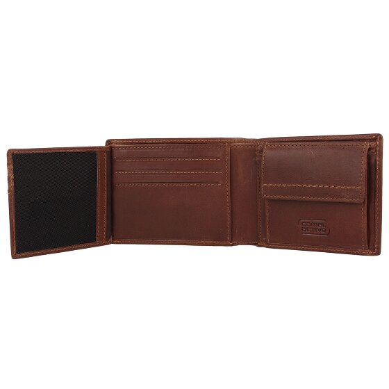 camel active Bilbao Portfel Ochrona RFID Skórzany 11.5 cm