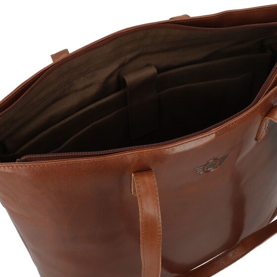 Greenburry Vintage Shopper Bag XXL Skórzany 47 cm Komora na laptopa