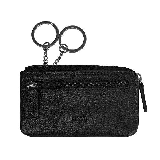 Redolz Leather Essentials Portfel z kluczem Skórzany 11.5 cm
