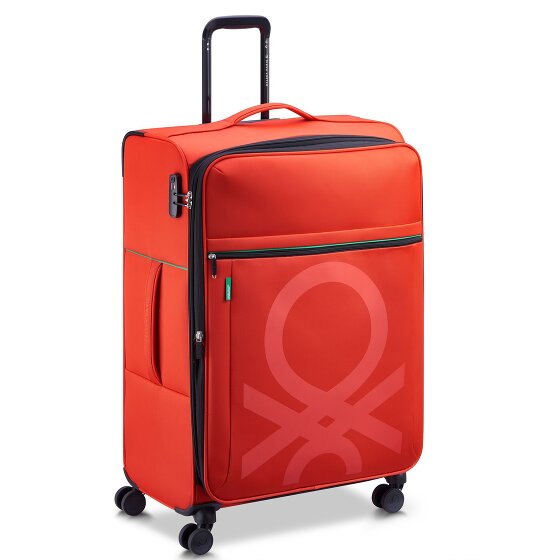 Delsey Paris x United Colors of Benetton Colour Block Wózek na 4 kółkach 77 cm z rozkładanym pałąkiem