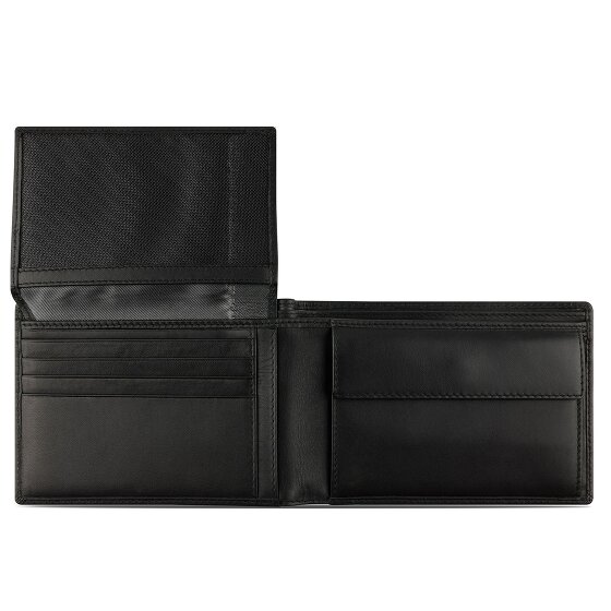 bugatti Super Slim Portfel Ochrona RFID Skórzany 12 cm
