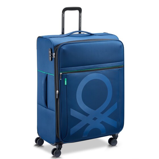 Delsey Paris x United Colors of Benetton Colour Block Wózek na 4 kółkach 77 cm z rozkładanym pałąkiem