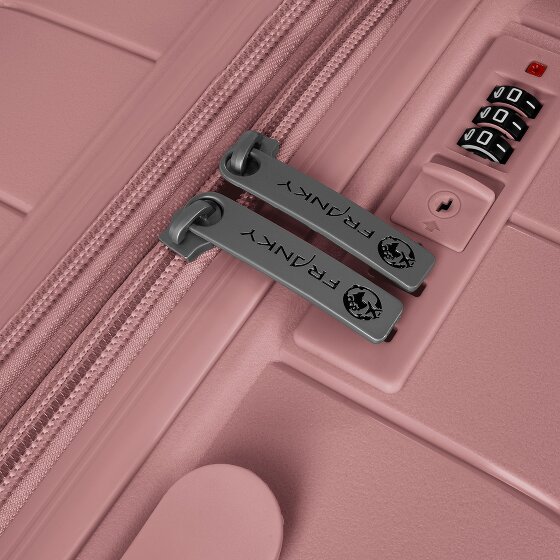 Franky London 4 kółka Zestaw walizek 3-części z plisą rozprężną