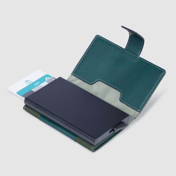 Piquadro PQ-Earth Etui na karty kredytowe Ochrona RFID Skórzany 6.5 cm