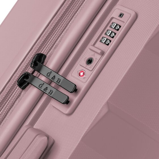 d&n South Dakota 4 kółka Walizka kabinowy S 55 cm z plisą rozprężną