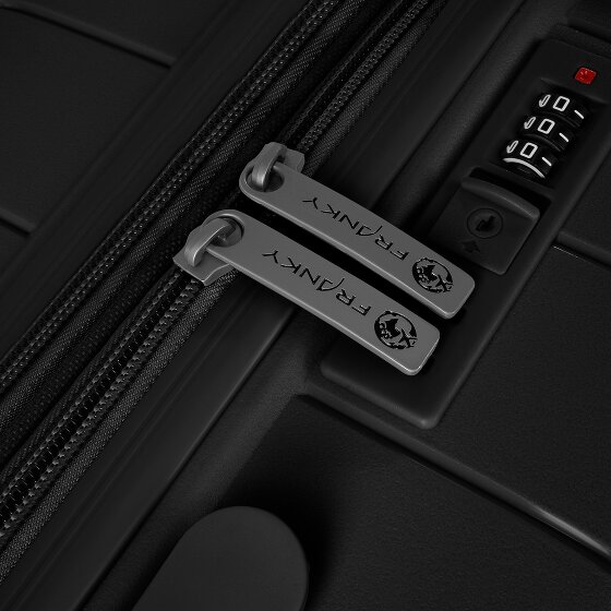 Franky London 4 kółka Walizka M 65 cm z plisą rozprężną