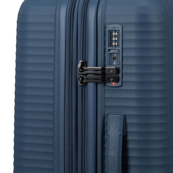 Travelite Air Stripe 4 kółka Zestaw walizek 3-części z funkcją poszerzenia