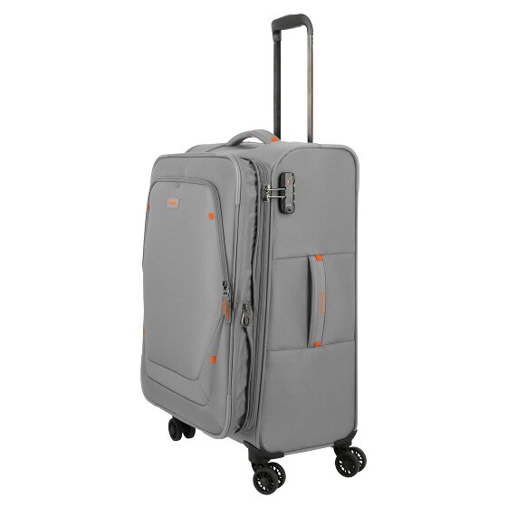 Travelite Umbria 4 kółka Zestaw walizek 3-części z plisą rozprężną