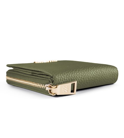 Lazarotti Bologna Leather Medium Zip-Around Wallet Leather 10 cm
