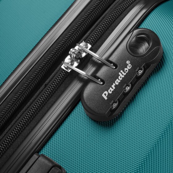 Check.In Paradise 2.0 4 kółka Walizka kabinowy S 55 cm z plisą rozprężną