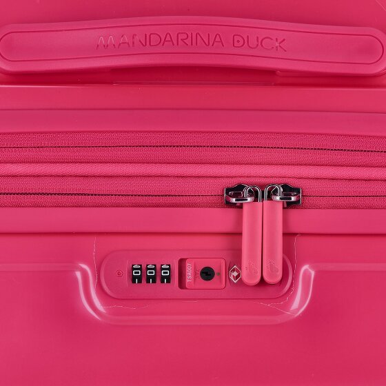 Mandarina Duck Logoduck + Metal 4 kółka Walizka L 75 cm z plisą rozprężną