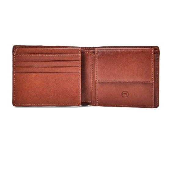 Piquadro Victor Portfel Ochrona RFID Skóra 11 cm