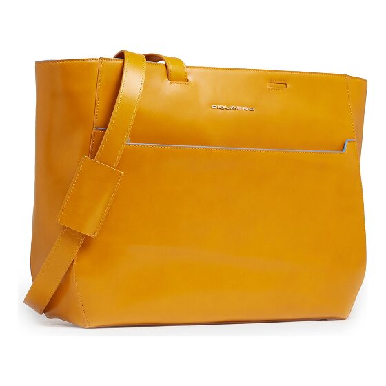 Piquadro Blue Square Shopper Bag Skórzany 40 cm