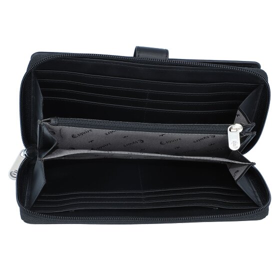 Esquire Nowy jedwabny portfel skórzany 19 cm