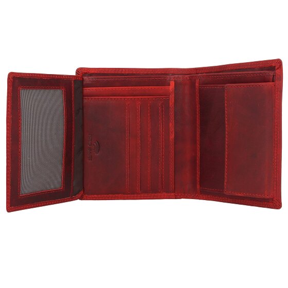 Jack Kinsky Risör Portfel Ochrona RFID Skórzany 11 cm