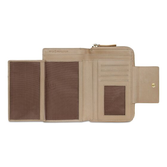 bugatti Fabia Portfel Ochrona RFID Skórzany 16 cm