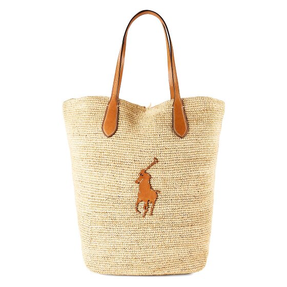 POLO RALPH LAUREN Raffia Shopper Bag 46 cm