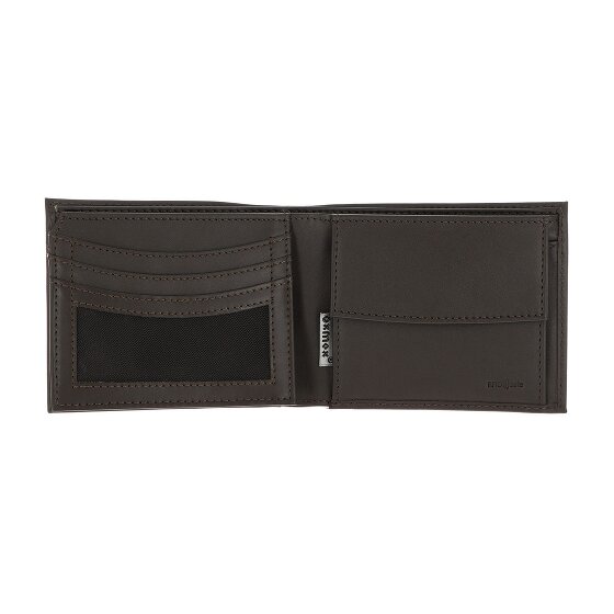oxmox Leather Portfel Ochrona RFID Skóra 10 cm