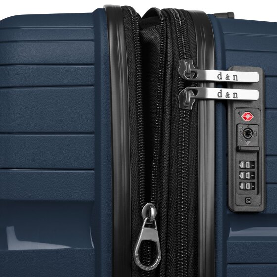 d&n Travel Line 4300-Plus 4 kółka Walizka L 76 cm z plisą rozprężną