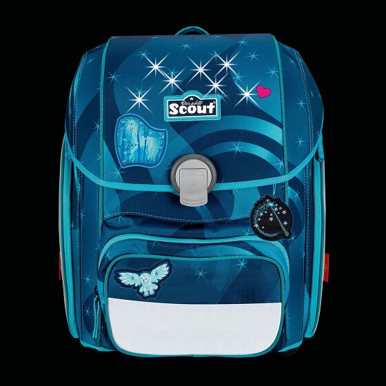 Scout Genius LED zestaw tornistra szkolnego 4szt.