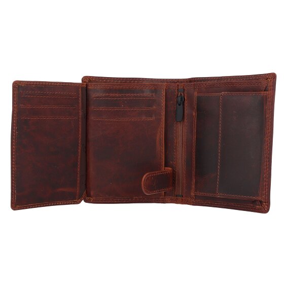 Jack Kinsky Monterey Portfel Ochrona RFID Skórzany 10.5 cm