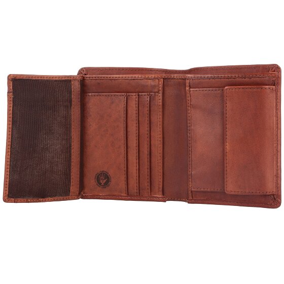 Greenburry Vintage Washed Leather Wallet 10 cm