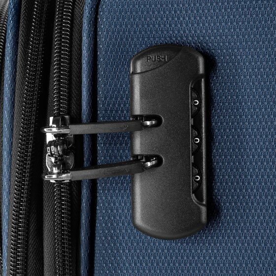 bugatti Valencia Soft 4 kółka Zestaw walizek 3-części z plisą rozprężną