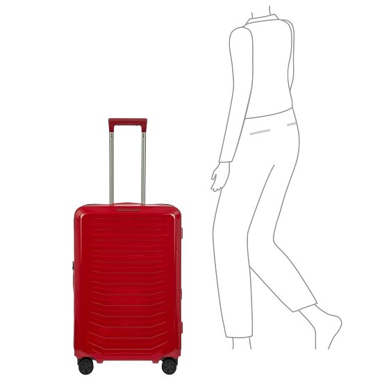 Porsche Design Roadster 4 kółka Walizka M 69 cm z plisą rozprężną