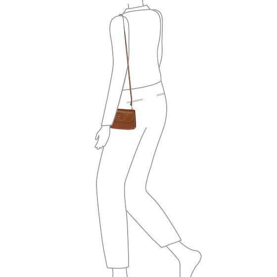 Bric's Volterra Mini Torba Torba na ramię Skórzany 18 cm