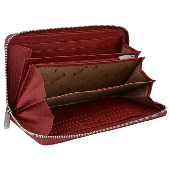 Esquire Skórzany portfel jelenia 19 cm