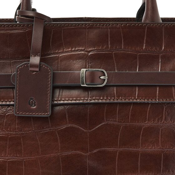 Castelijn & Beerens Shopper Bag Skórzany 39 cm Komora na laptopa