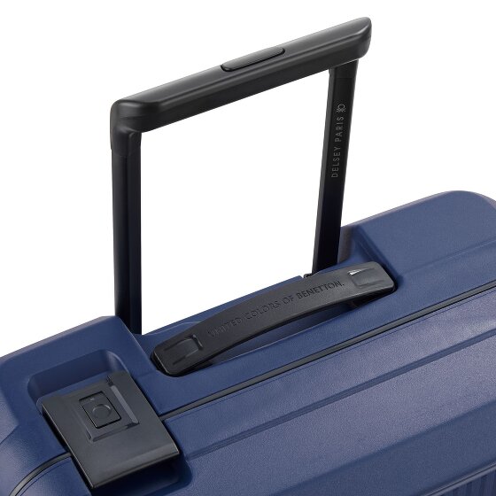 Delsey Paris x United Colors of Benetton Color Block Hardside 4-kołowy wózek kabinowy 55 cm