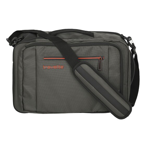 Travelite Crosslite Torba lotnicza 40 cm Komora na laptopa z plisą rozprężną
