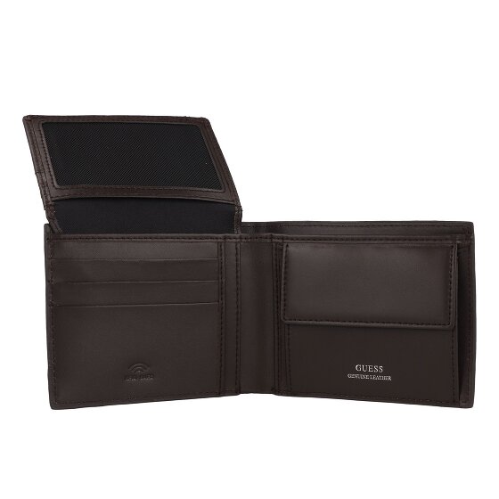 Guess Barcellona Portfel Ochrona RFID Skórzany 12 cm