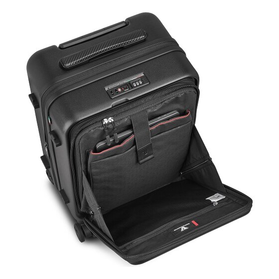 Roncato 4-kołowy wózek kabinowy Florence 55 cm z rozkładaną kieszenią na laptopa