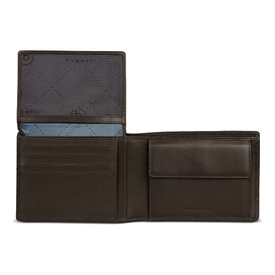 bugatti Due Portfel Ochrona RFID Skórzany 12.5 cm