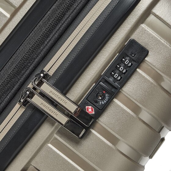 Pactastic Collection 04 THE MEDIUM + 4 kółka Walizka M 66 cm z plisą rozprężną