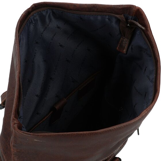 Jack Kinsky Porto Plecak Skórzany 43 cm Komora na laptopa