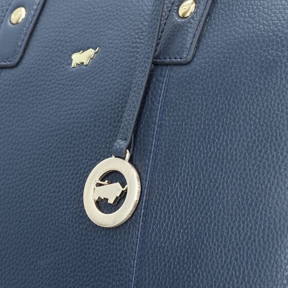 Braun Büffel Hanna Shopper Bag Skórzany 39 cm Komora na laptopa