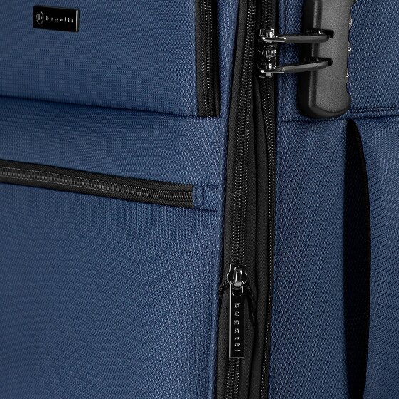 bugatti Valencia Soft 4 kółka Walizka kabinowy S 55 cm z plisą rozprężną