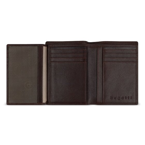 bugatti Neaples Portfel Ochrona RFID Skórzany 9 cm